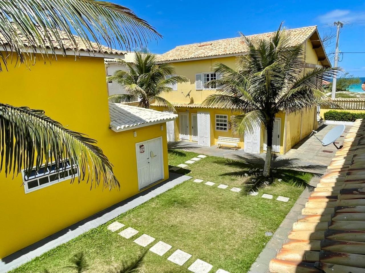 Casa Duplex Praia Das Dunas - Pe Na Areia - Ar Condicionado - Alto Padrao กาโบฟรีโอ ภายนอก รูปภาพ